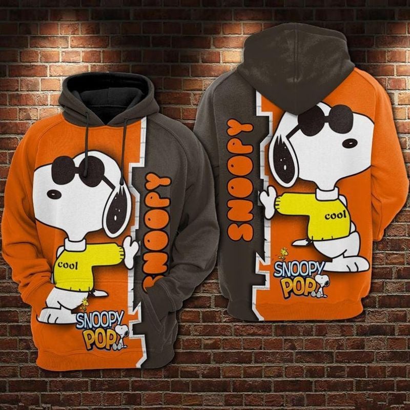 The Peanuts Movie Cool Snoopy Pop Gift For Fan 3d Hoodie All Over Printed Hoodie