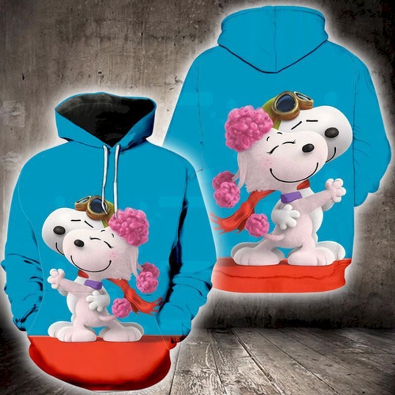 Snoopy Walt Disney Over Print 3d Hoodie Zip Hoodie 11