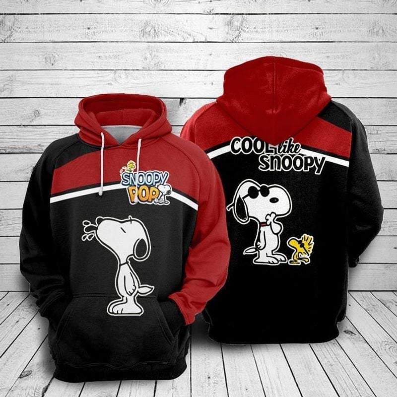 Snoopy Walt Disney Over Print 3d Hoodie Zip Hoodie 6