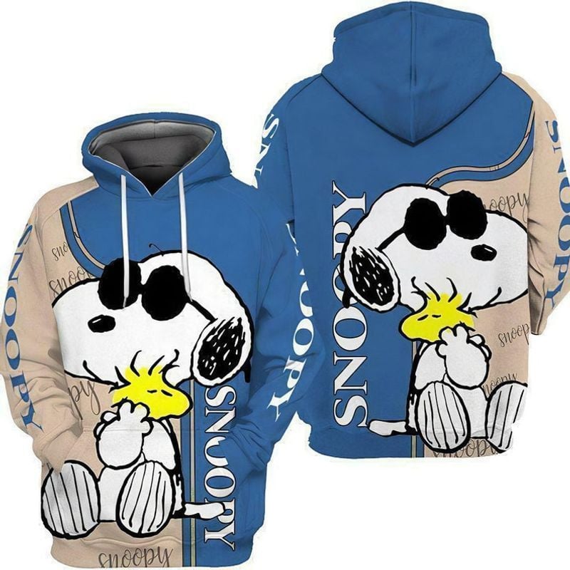 Disney Snoopy Cute Lover V 3d Hoodie Zip Hoodie