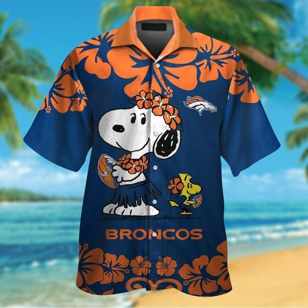 Denver Broncos & Snoopy Hawaiian Shirt