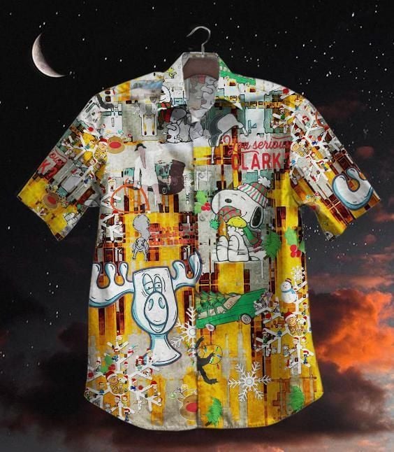 Snoopy And Xmas Hawaiian Shirt 3d T Shirt