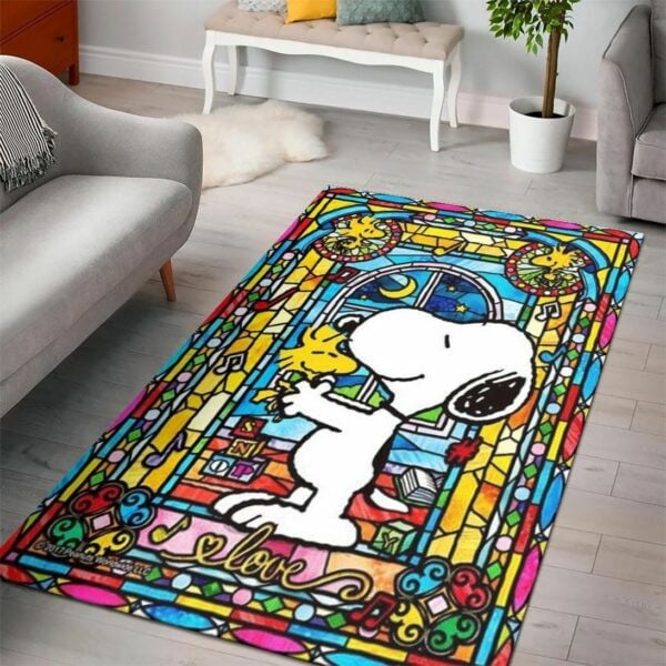 Snoopy Dog 31 Area Rug Living Room And Bed Room Rug Gift Us Decor