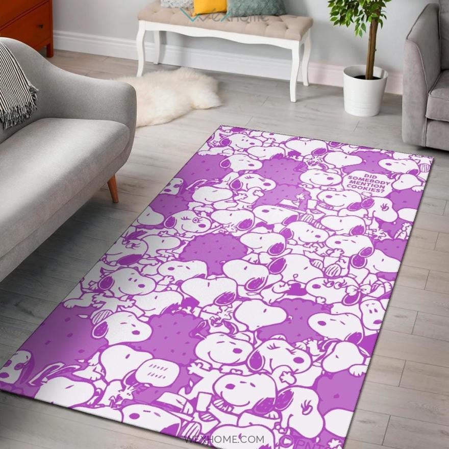Snoopy Peanuts Rug 2, Gift For Fan Rug Home Decor Floor Decor