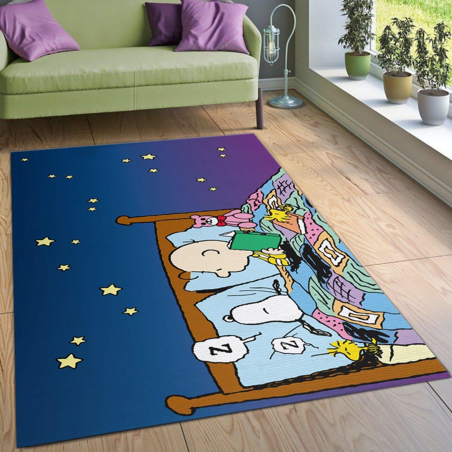 Snoopy Peanuts Rug 39, Gift For Fan Rug Home Decor Floor Decor