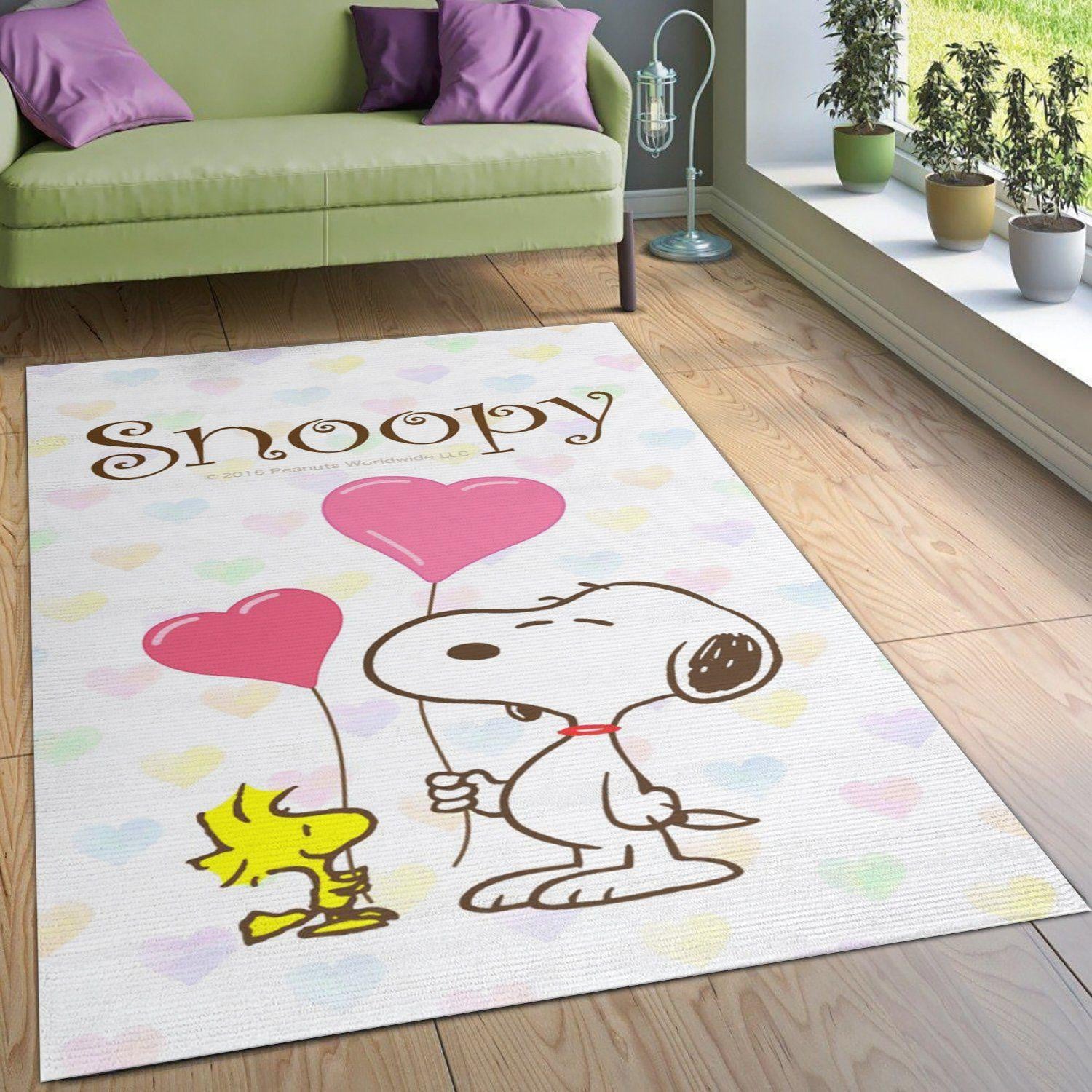 Snoopy Peanuts Rug 47, Gift For Fan Rug Home Decor Floor Decor