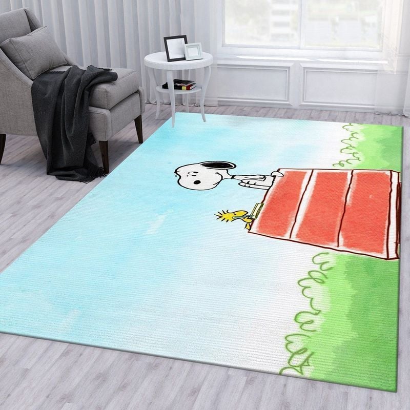Snoopy Dog Area Rug Living Room And Bed Room Rug Gift Us Decor 978