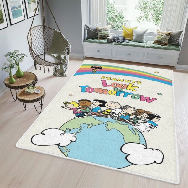 Snoopy Peanuts Friends Peanuts Look To Tomorrow Fan Gift, Snoopy Peanuts Friends Rug Home Decor Floor Decor 413