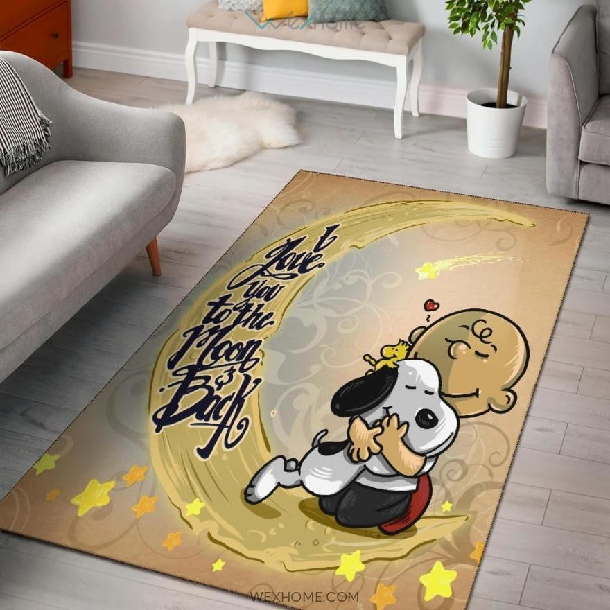 Snoopy Peanuts Rug 15, Gift For Fan Rug Home Decor Floor Decor