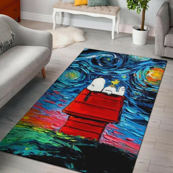 Snoopy Peanuts Rug 30, Gift For Fan Rug Home Decor Floor Decor 2442