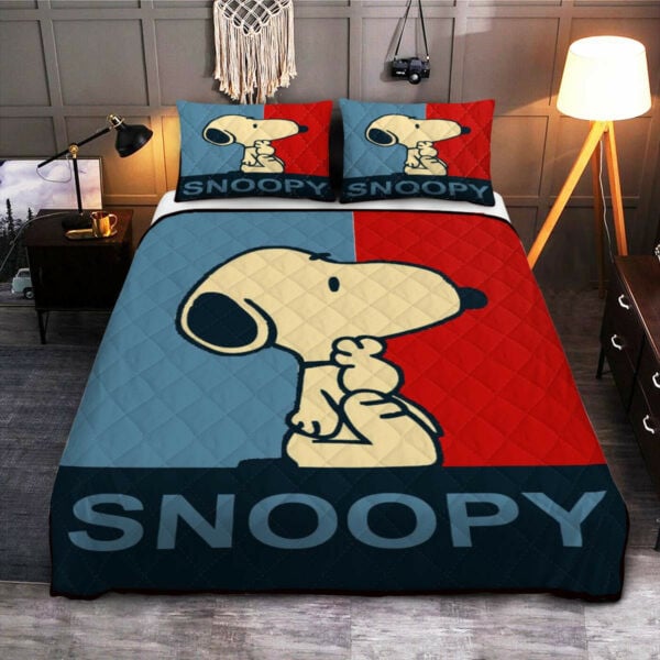 Snoopy Peanuts Gift For Fans, Snoopy Collection Duvet Quilt Bedding Set 2 1376