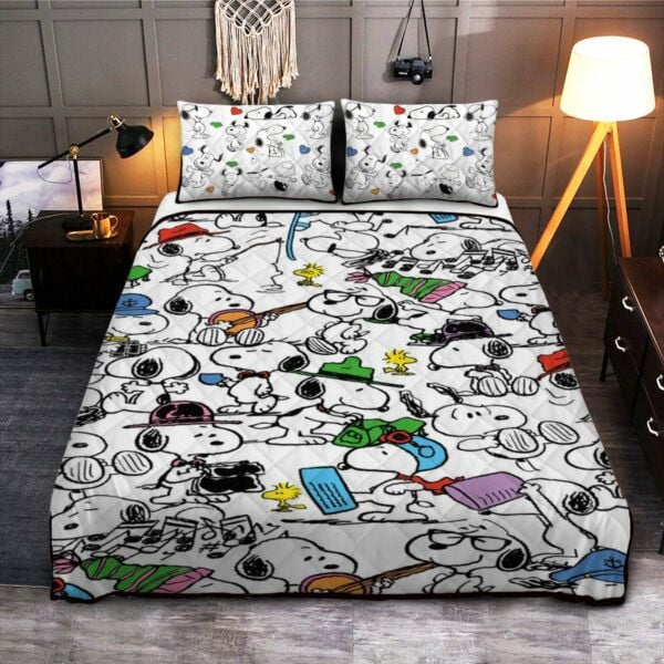 Snoopy Woodstock Peanuts Fan Gift, Snoopy Woodstock Peanuts Fan Gift, Snoopy Woodstock Peanuts Duvet Quilt Bedding Set 805
