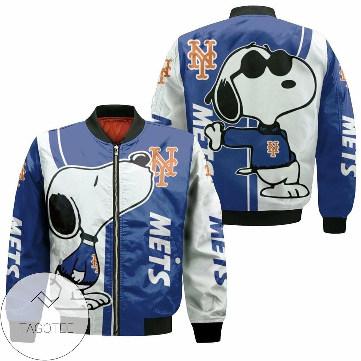 MLB New York Mets Snoopy Lover Bomber Jacket