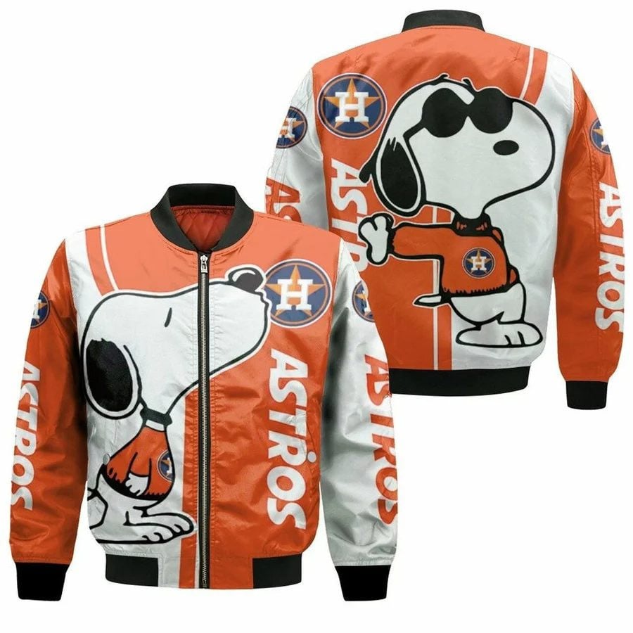MLB Houston Astros Snoopy Bomber Jacket