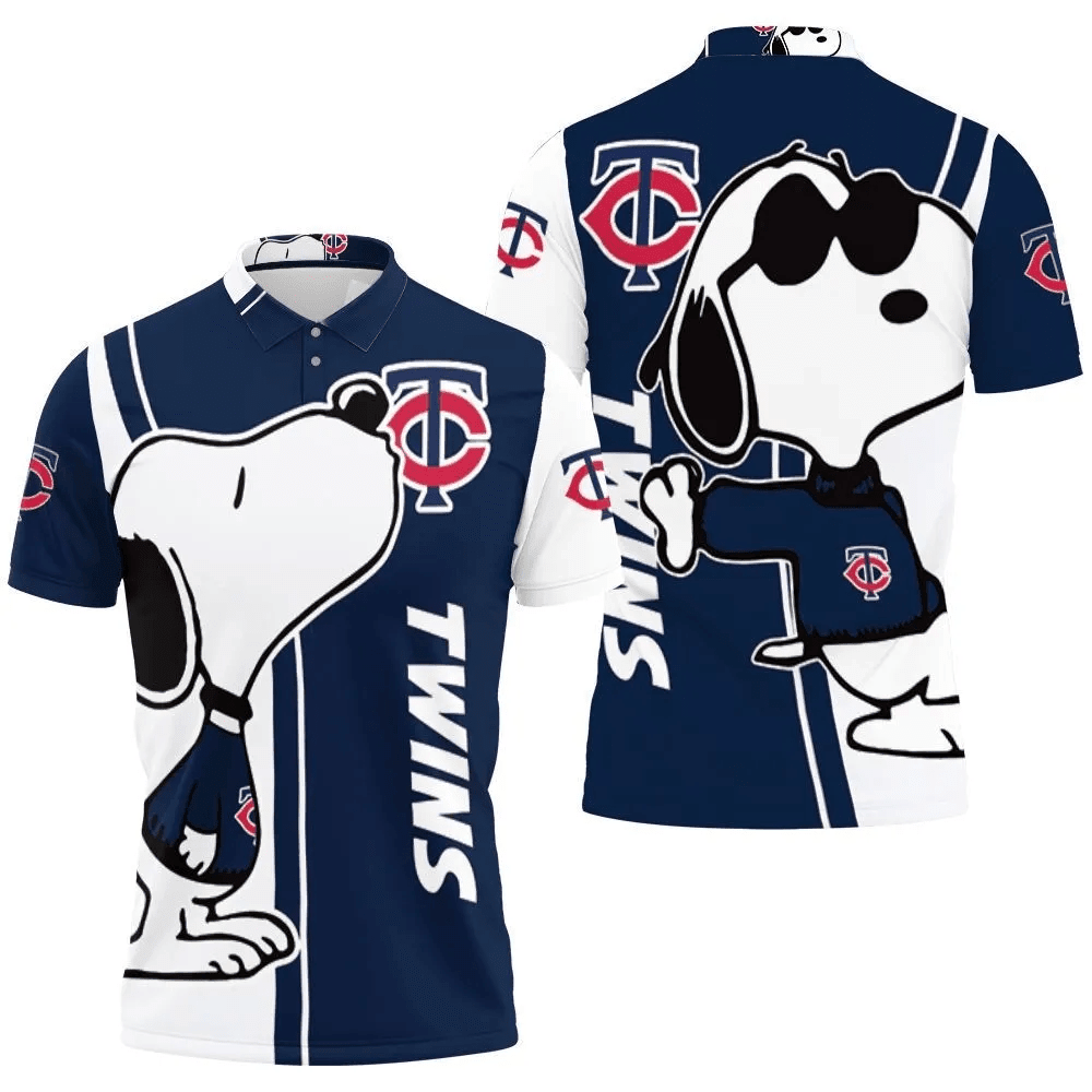 Mens & Womens Minnesota Twins Snoopy Lover 3d Printed Polo Shirt All Over Print Shirt 3d T-shirt