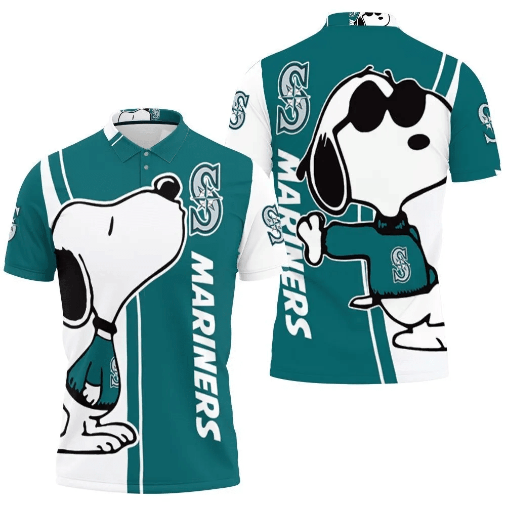 Mens & Womens Seattle Mariners Snoopy Lover 3d Printed Polo Shirt All Over Print Shirt 3d T-shirt