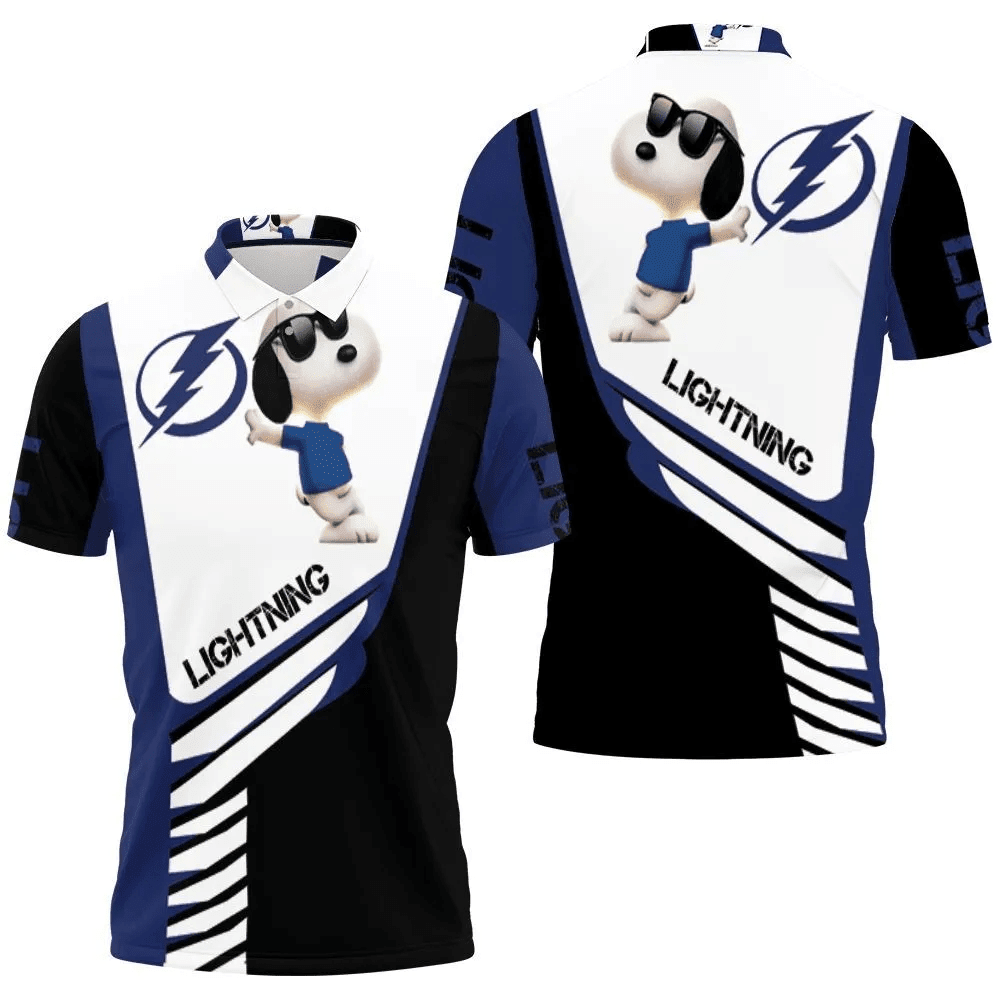 Mens & Womens Tampa Bay Lightning Snoopy For Fans 3d Polo Shirt All Over Print Shirt 3d T-shirt