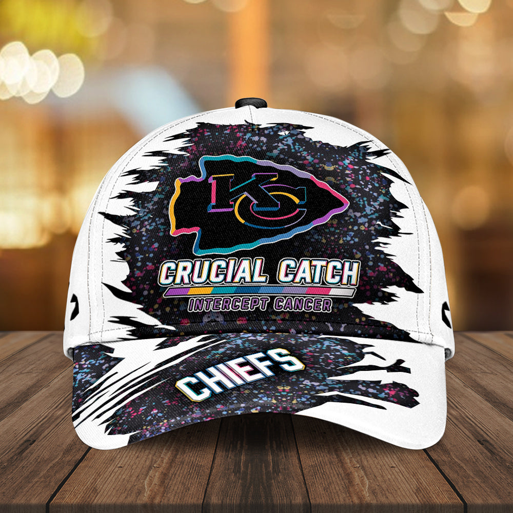 Kansas City Chiefs x Crucial Catch Intercept Cancer Classic Cap 