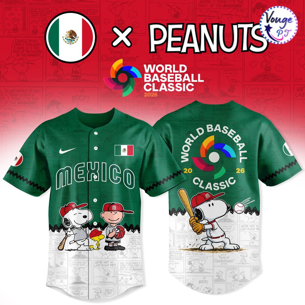 Mexico Baseball x Peanut 2026 World Baseball Classic Jersey 