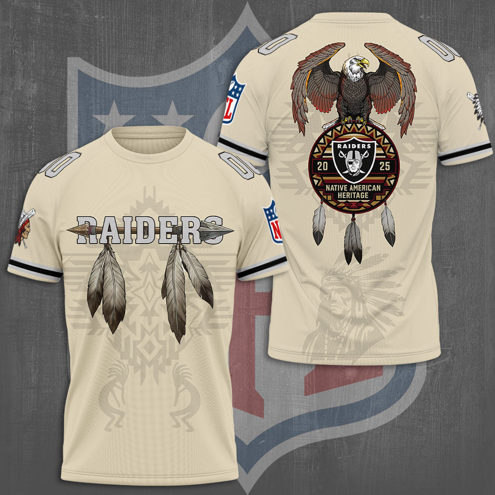 Las Vegas Raiders x Native American Heritage 3D Apparel 