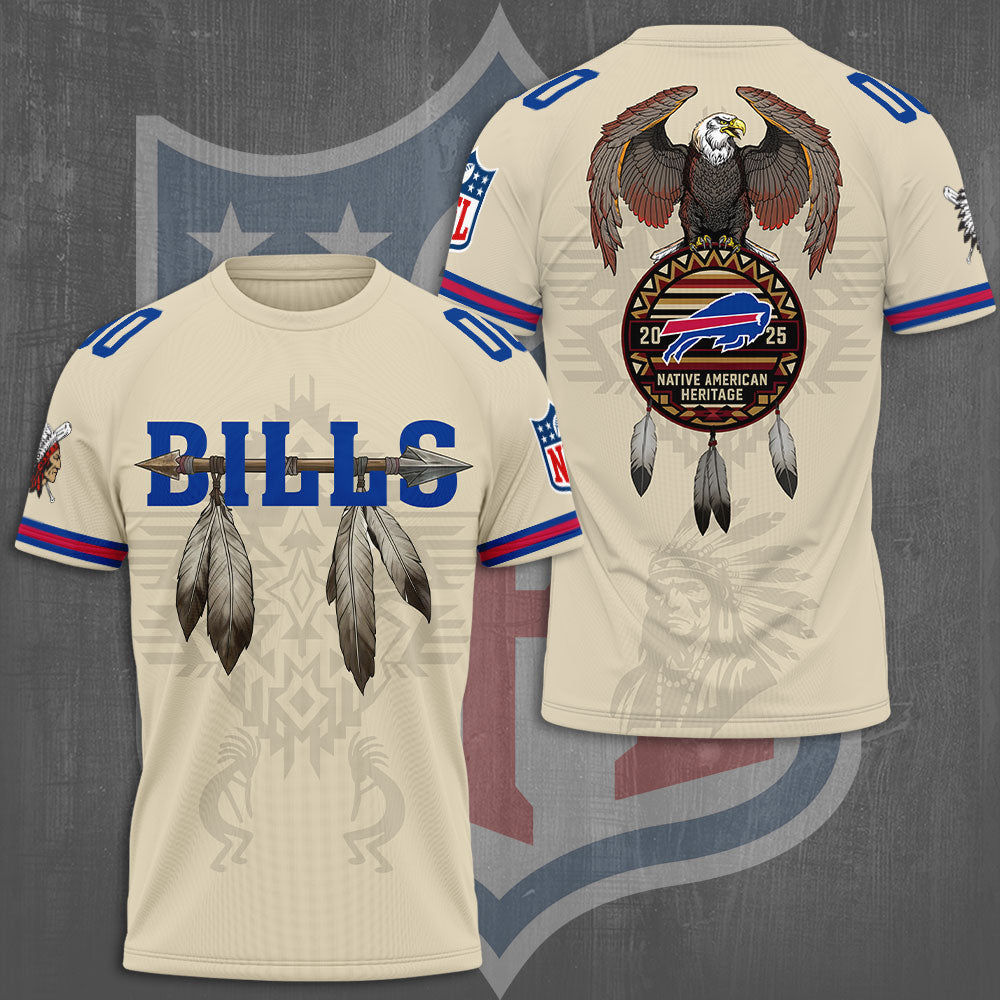 Buffalo Bills x Native American Heritage 3D Apparel 