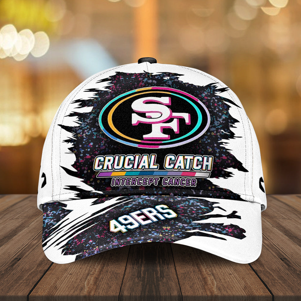 San Francisco 49ers x Crucial Catch Intercept Cancer Classic Cap 
