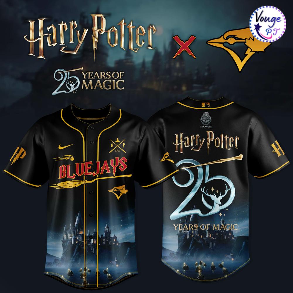 Toronto Blue Jays x Harry Potter – 25 Years of Magic Baseball Jersey 